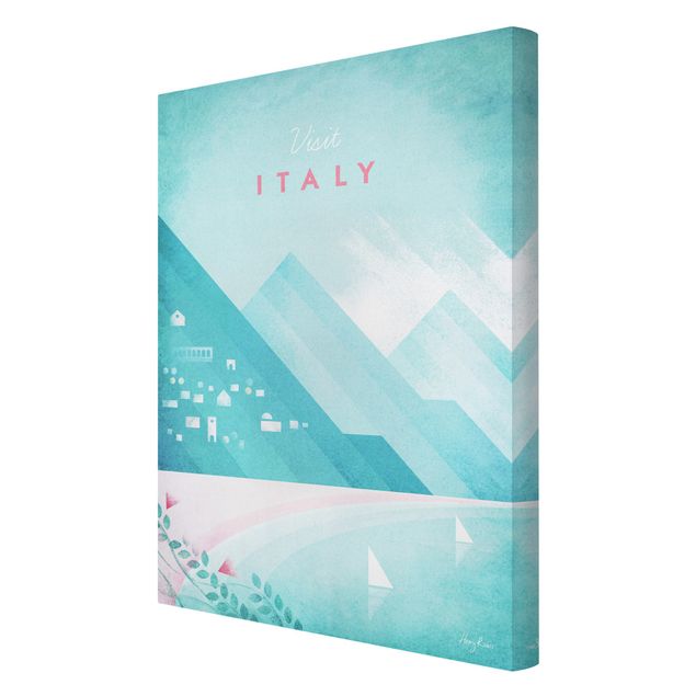 Tableau toile italie Poster de voyage - Italie