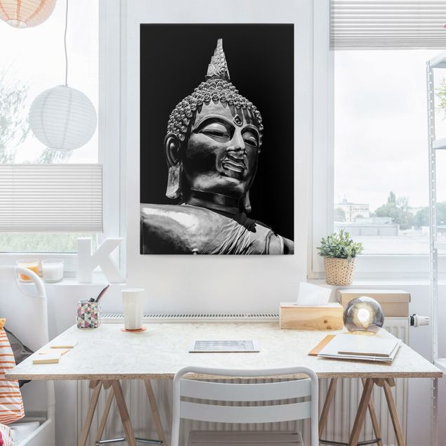 Tableaux modernes Visage de Statue de Bouddha