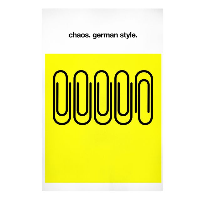 Tableaux jaunes Chaos allemand