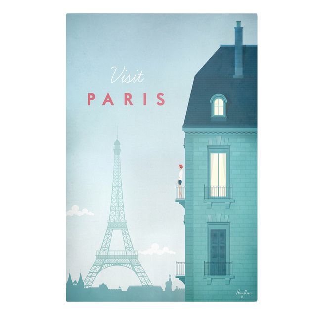 Tableau ville Poster de voyage - Paris