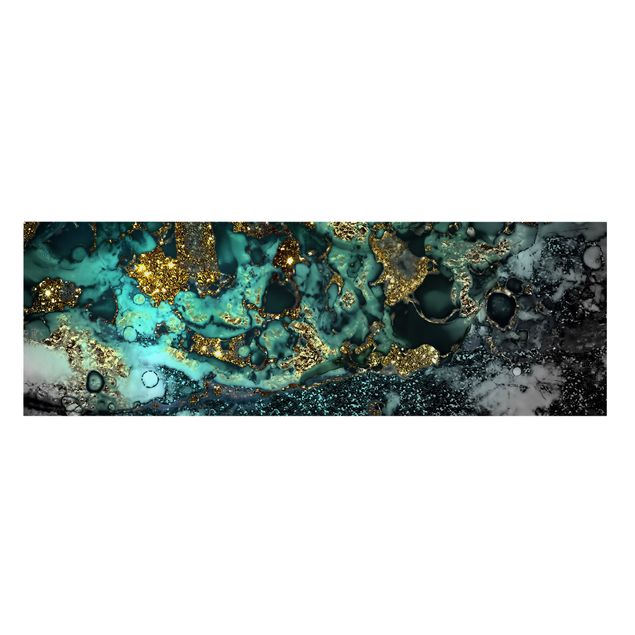 Tableaux modernes Iles de la Mer Dorée Abstraites