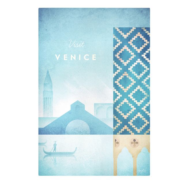 Tableau ville Poster de voyage - Venise