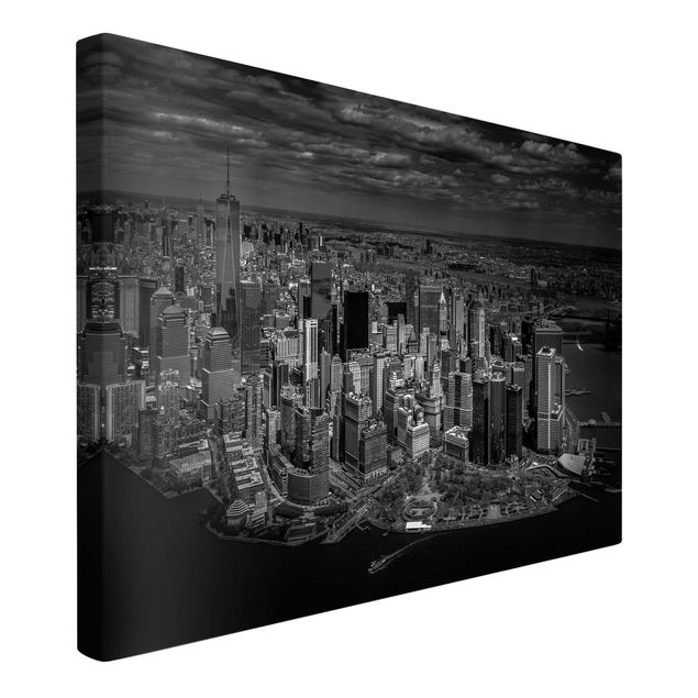 Tableau toile ville New York - Manhattan vu du ciel
