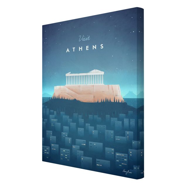 Tableaux de Henry Rivers Poster de voyage - Athènes