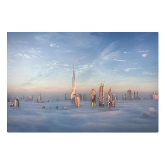 Tableau moderne Dubaï au-dessus des nuages