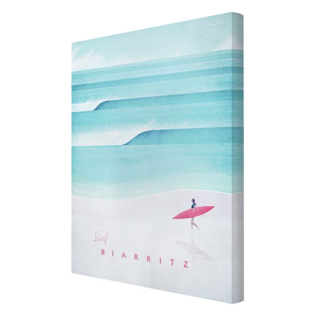 Tableau nature Poster de voyage - Biarritz