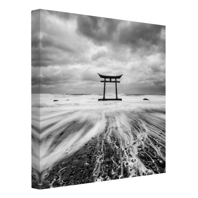 Tableaux moderne Torii japonais dans l'océan