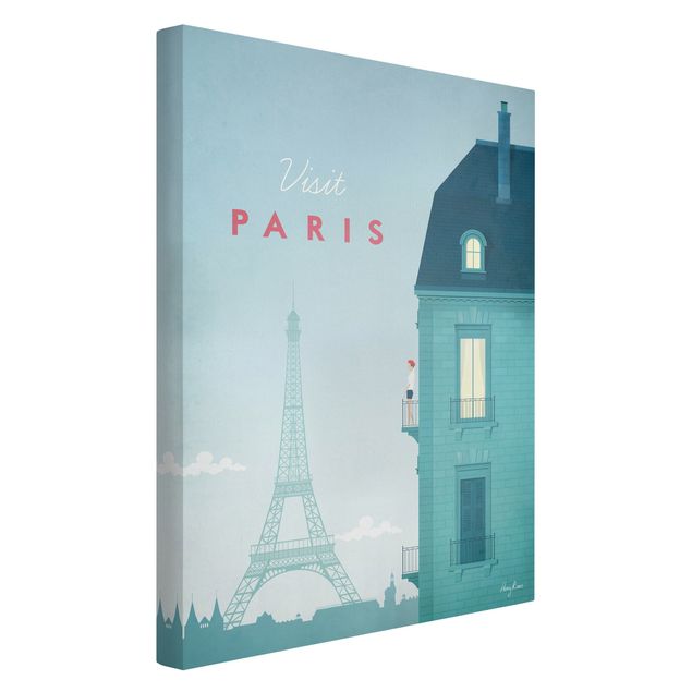 Tableaux vintage Poster de voyage - Paris