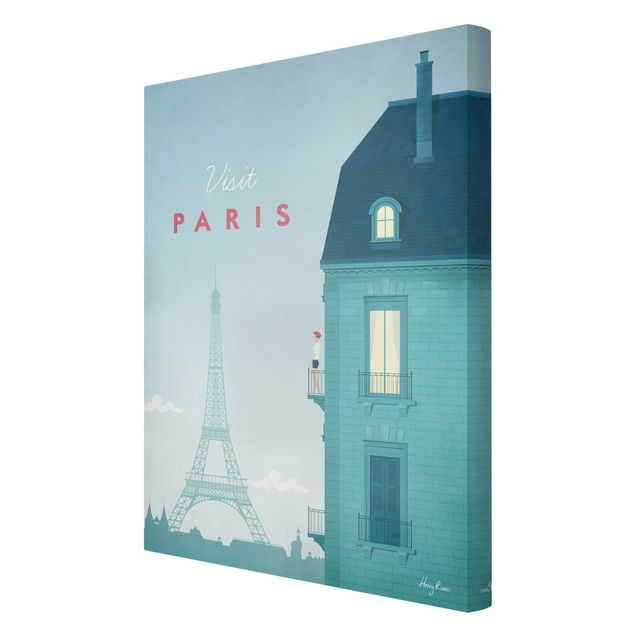 Tableau reproduction Poster de voyage - Paris