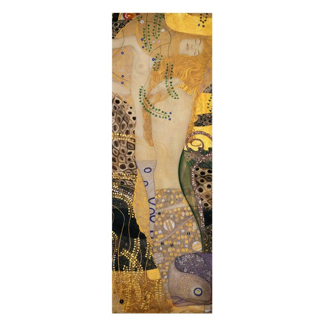 Tableaux abstraits Gustav Klimt - Serpents d'eau I