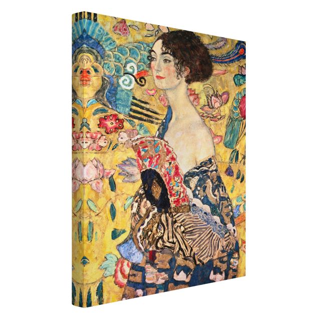 Tableaux moderne Gustav Klimt - Dame à l'éventail