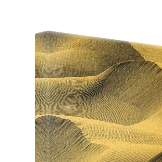 Tableau décoration Motif de vague dans le sable du désert