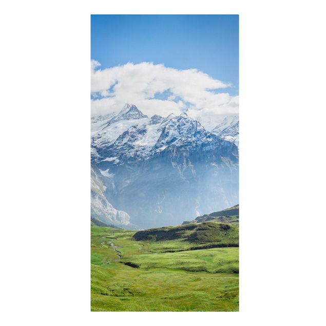 Tableau Suisse Panorama alpin de Swizz