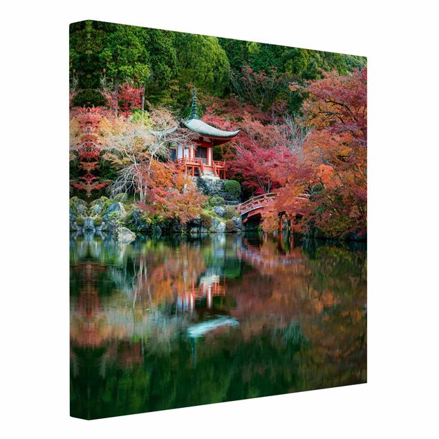 Tableaux nature Temple Daigo Ji en automne