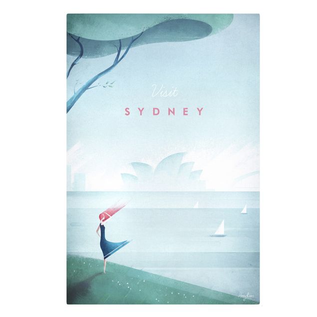 Tableaux mer Poster de voyage - Sidney