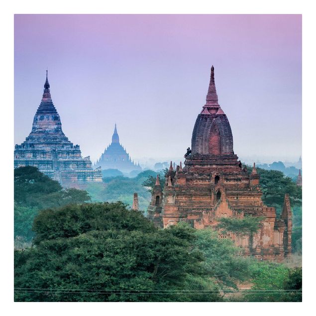 Toile asie Parc du temple de Bagan