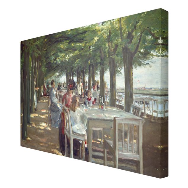 Tableau moderne Max Liebermann - La terrasse du restaurant Jacob
