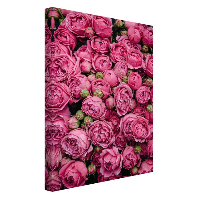 Tableaux fleurs Pivoines roses