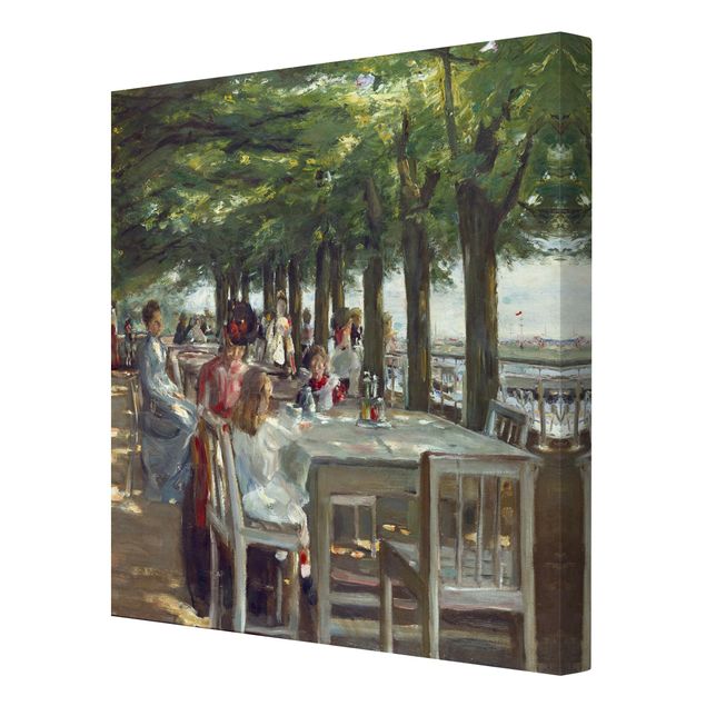 Tableau moderne Max Liebermann - La terrasse du restaurant Jacob