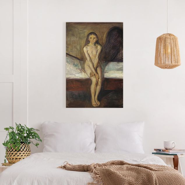 Tableau artistique Edvard Munch - La puberté