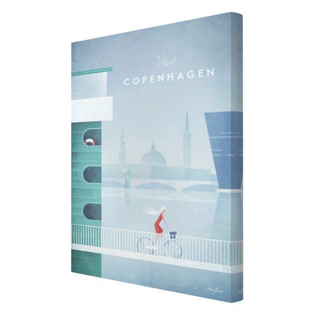 Tableaux de Henry Rivers Poster de voyage - Copenhague