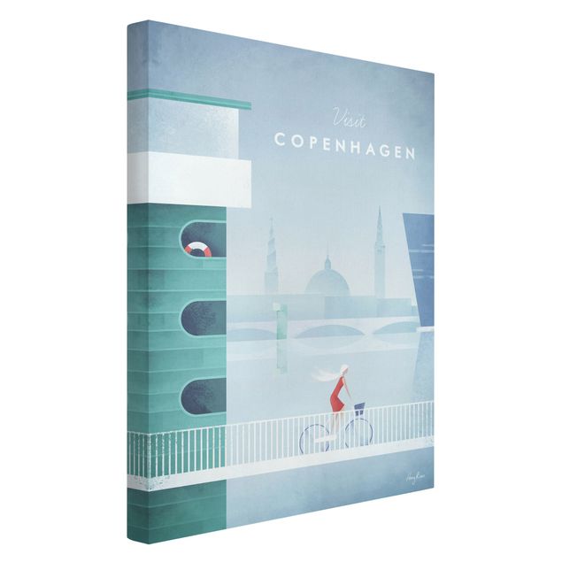Tableaux reproductions Poster de voyage - Copenhague