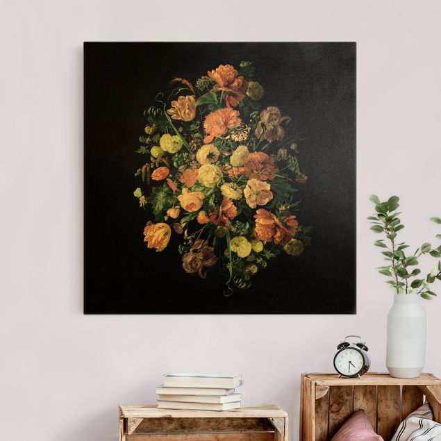 Décoration artistique Jan Davidsz De Heem - Bouquet de fleurs sombres