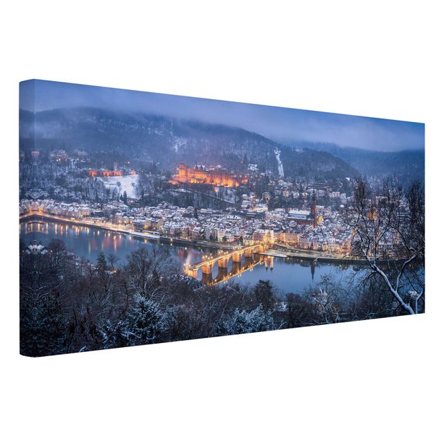 Tableaux moderne Heidelberg en hiver