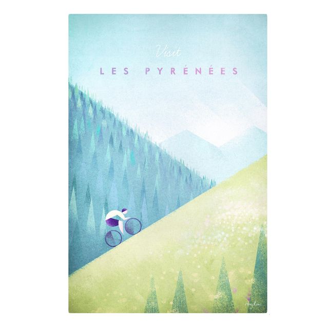 Tableau deco nature Poster de voyage - Les Pyrénées