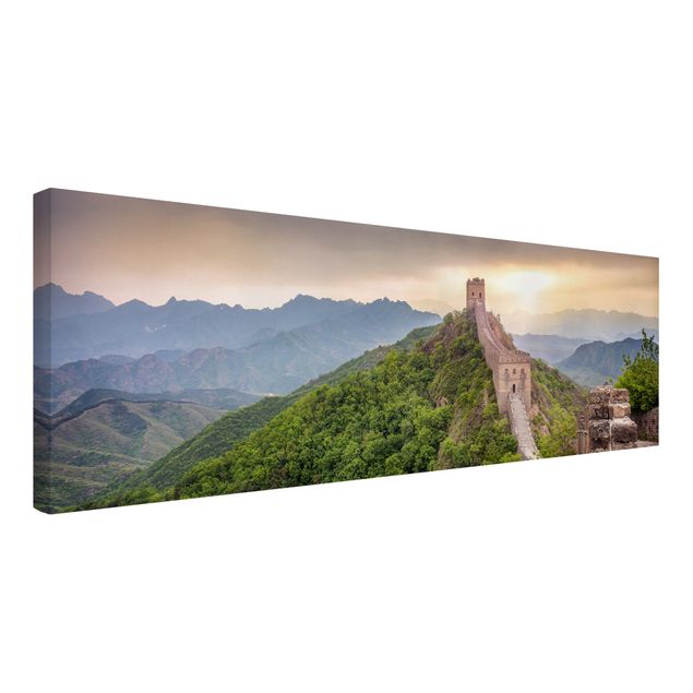 Toile montagne La muraille infinie de Chine