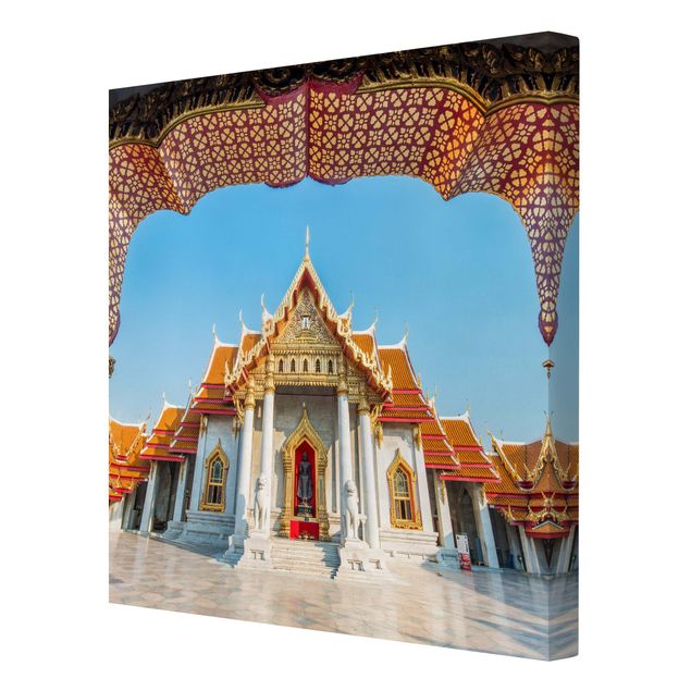 Tableau ville Temple à Bangkok