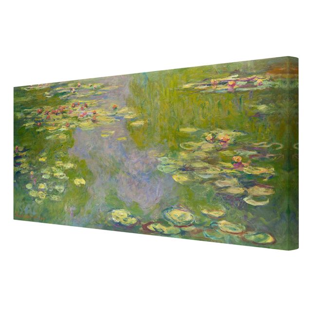 Tableaux fleurs Claude Monet - Nénuphars verts