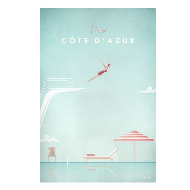 Tableau deco nature Poster de voyage - Côte D'Azur