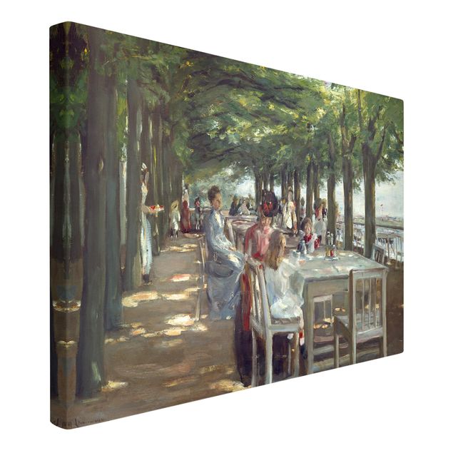 Tableau arbres Max Liebermann - La terrasse du restaurant Jacob