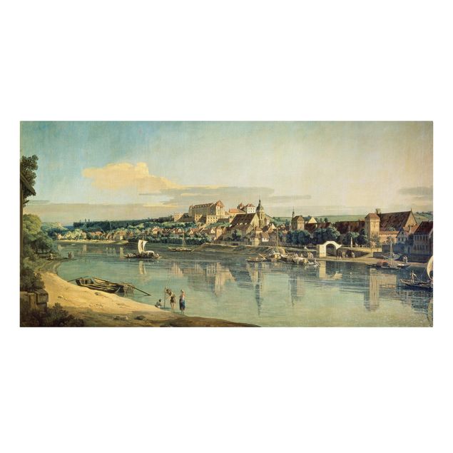 Tableau expressionniste Bernardo Bellotto - Vue de Pirna