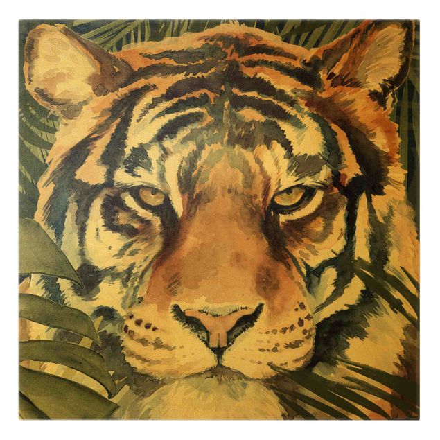 Toile tigre Tigre dans la jungle