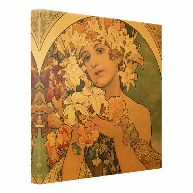 Tableaux vintage Alfons Mucha - Fleur