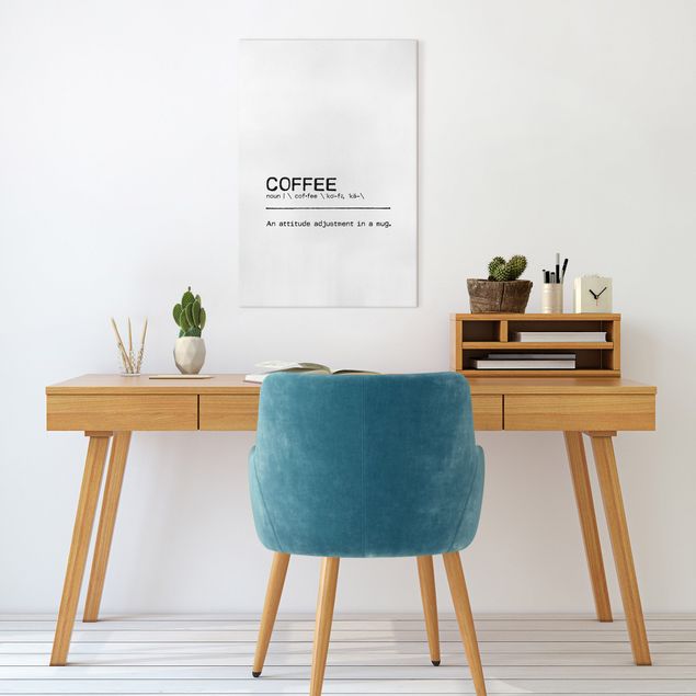 Tableaux moderne Definition Coffee Attitude