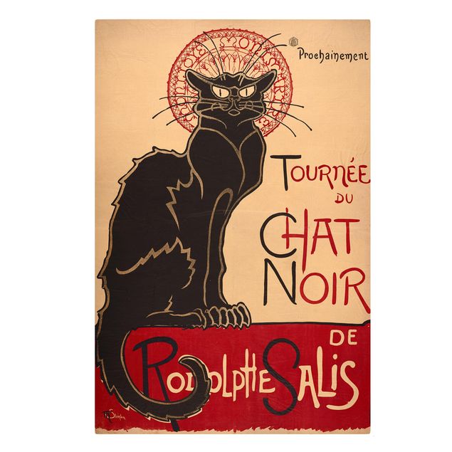 Tableau moderne Théophile Steinlen - Le Chat Noir