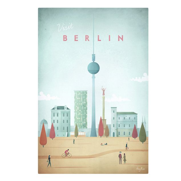 Tableau ville du monde Poster de voyage - Berlin