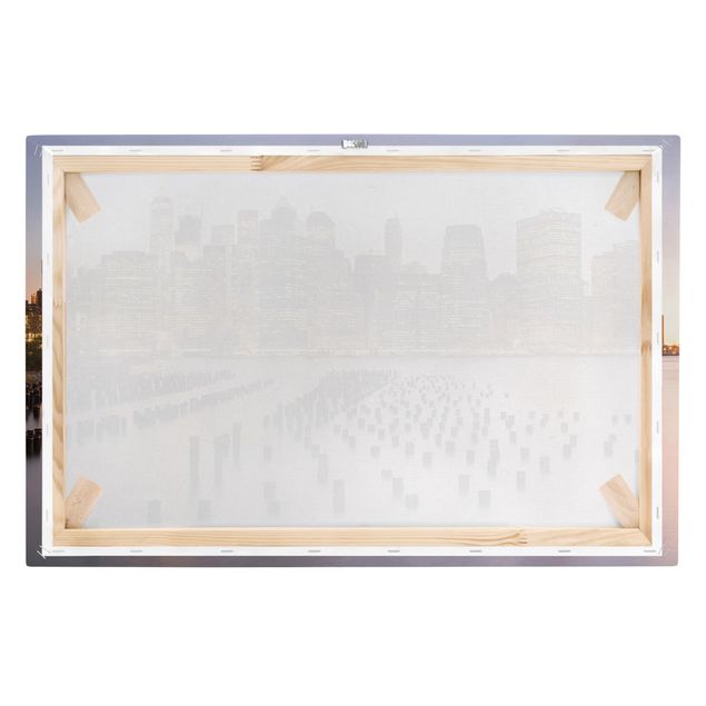 Tableaux de Rainer Mirau Vue silhouette urbaine de Manhattan