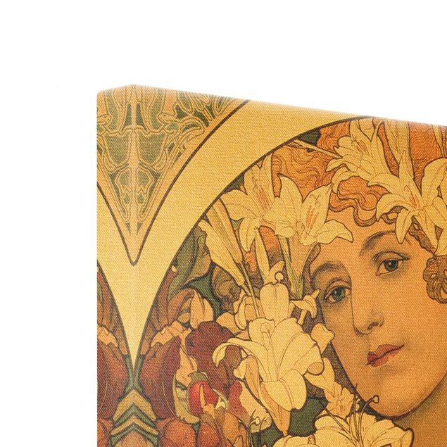Tableaux portraits Alfons Mucha - Fleur