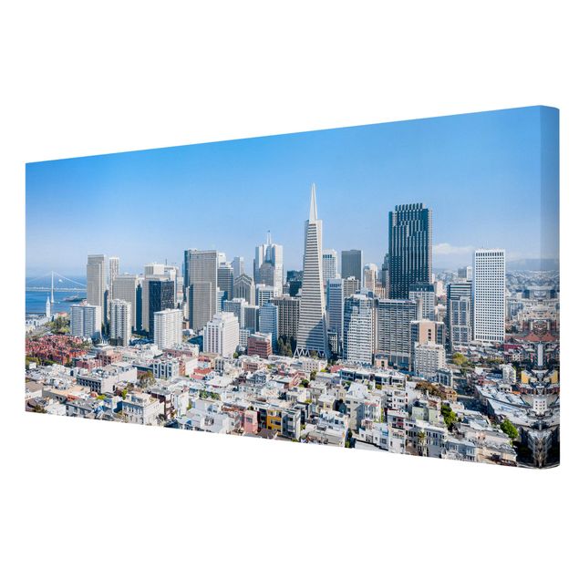 Tableaux Silhouette urbaine de San Francisco