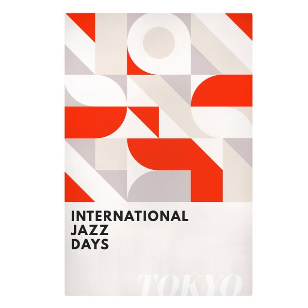 Tableaux sur toile avec dessins Jazz Days Tokyo