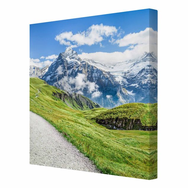 Tableaux modernes Panorama de Grindelwald