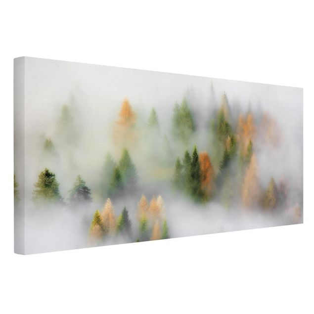 Tableaux modernes Forêt de nuages en automne