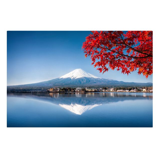 Tableaux modernes Le Mont Fuji en automne