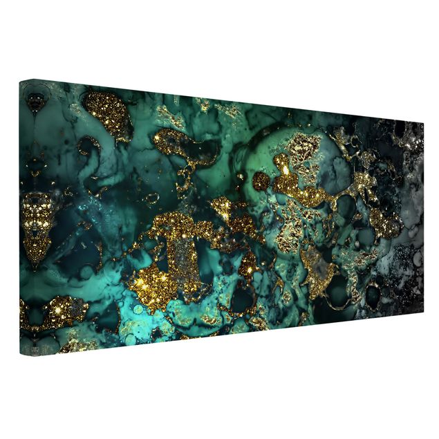 Tableaux mer Iles de la Mer Dorée Abstraites