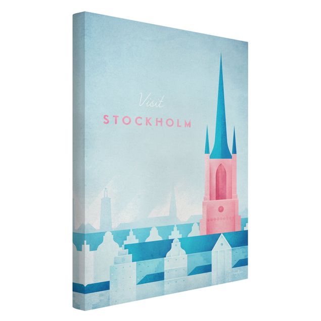 Tableaux reproductions Poster de voyage - Stockholm