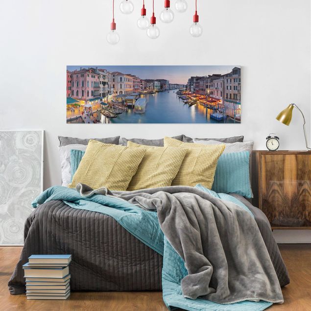 Tableau toile italie Soirée sur le Grand Canal à Venise